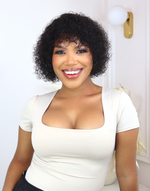 YOLI - Brazilian Water Wave Fringe Bob - Nat