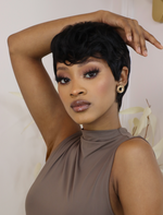 MUSA - Brazilian Straight Pixie - Nat - 6"
