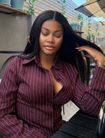LEBO - Peruvian Lace Front Kinky Straight Wig