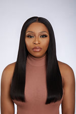 PHUMI - Peruvian Middle Part Blunt Cut Lace Wig