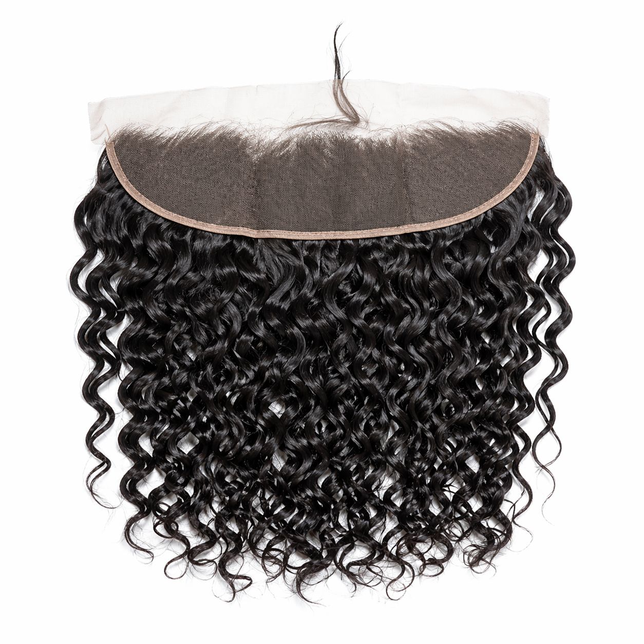 Peruvian Crown Frontal Closure Water Wave