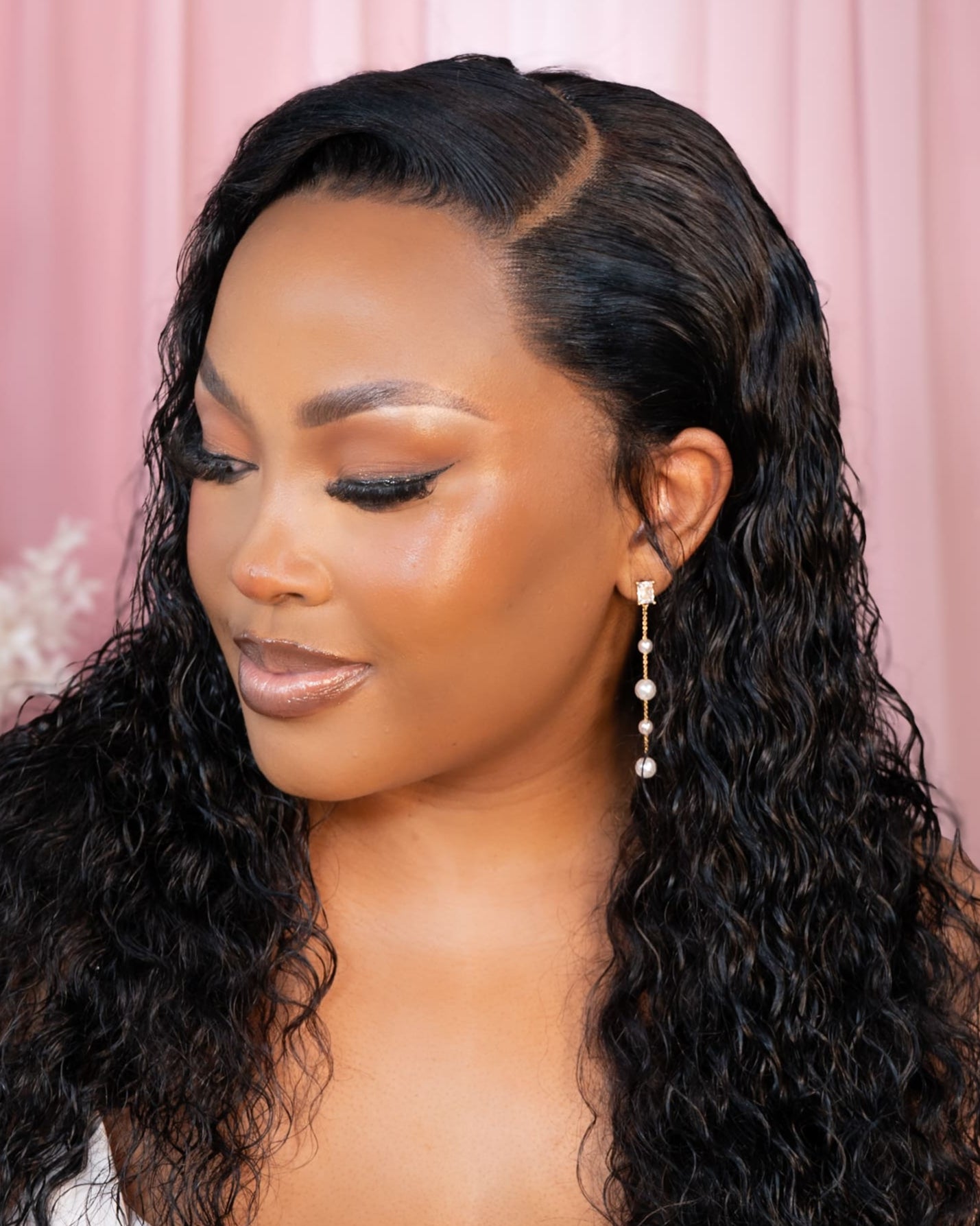 LUSANDA - Water Wave Brazilian 13x4 Lace Front Wig