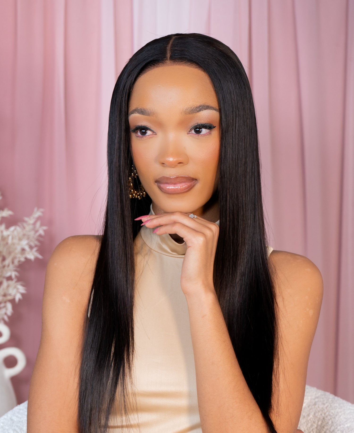 PHUMI - Brazilian 4x4 Blunt Cut Lace Wig