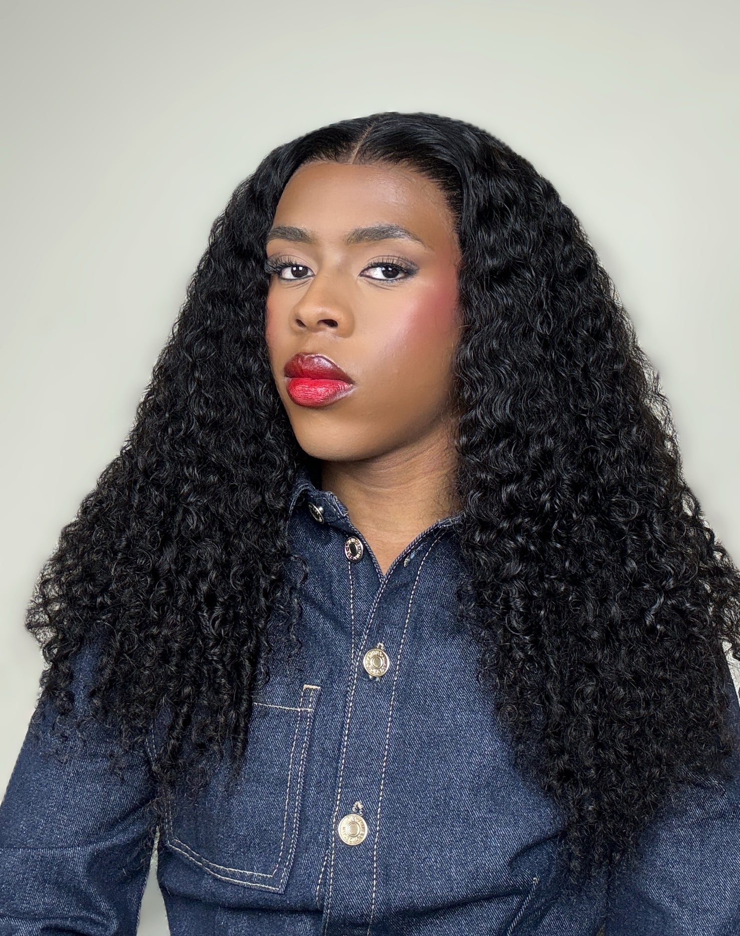 Cambodian 13x4 Lace Frontal Wig Deep Wave - Nat - 22"