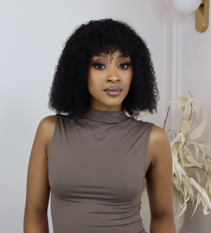 
                  
                    CHERRY- Brazilian Fringe Bob - Kinky Curl- 1B
                  
                