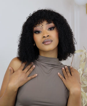 
                  
                    CHERRY- Brazilian Fringe Bob - Kinky Curl- 1B
                  
                