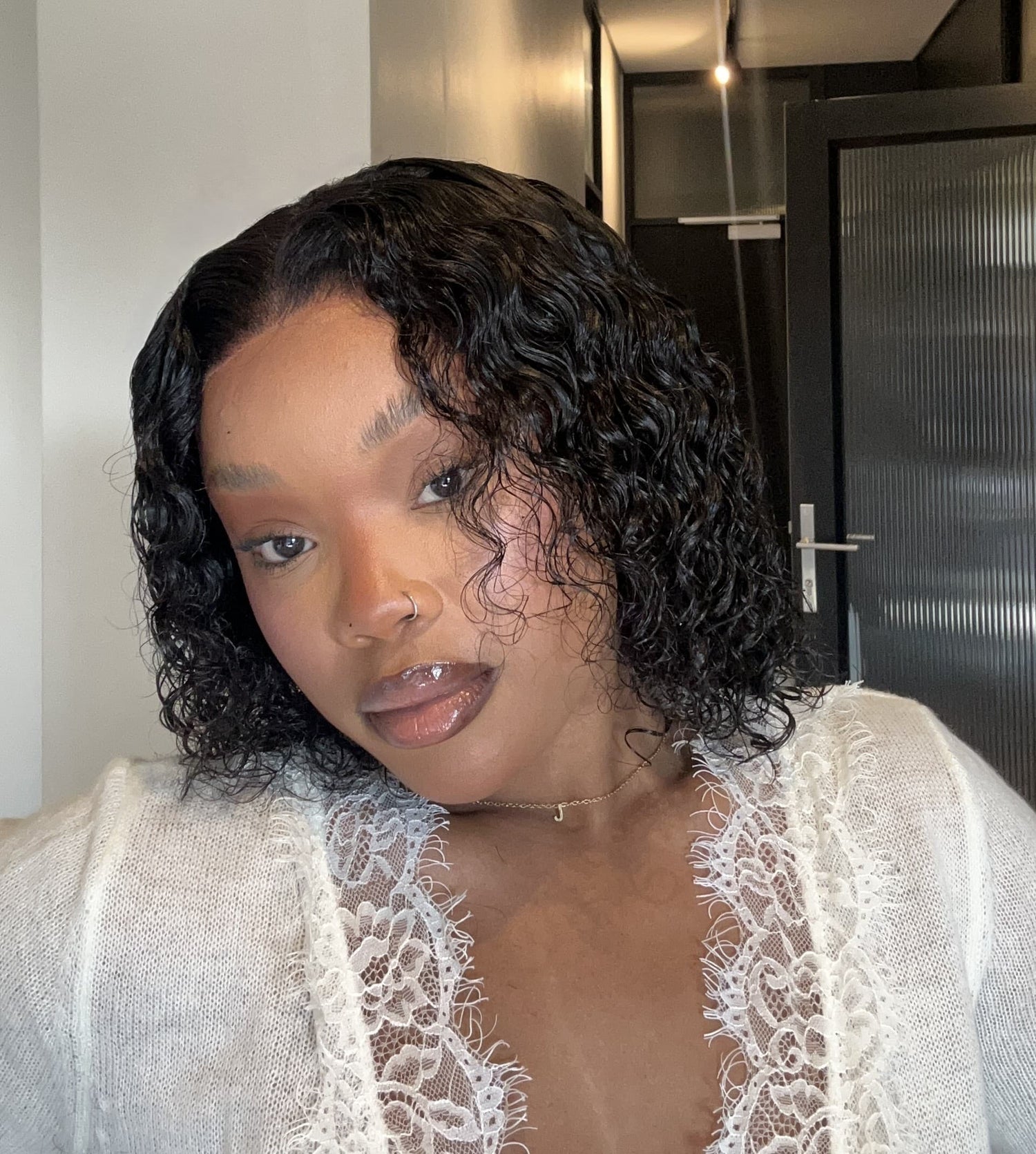 AMARA -  Brazilian 13X4 Deep Wave Blunt-Cut Wig – 12”