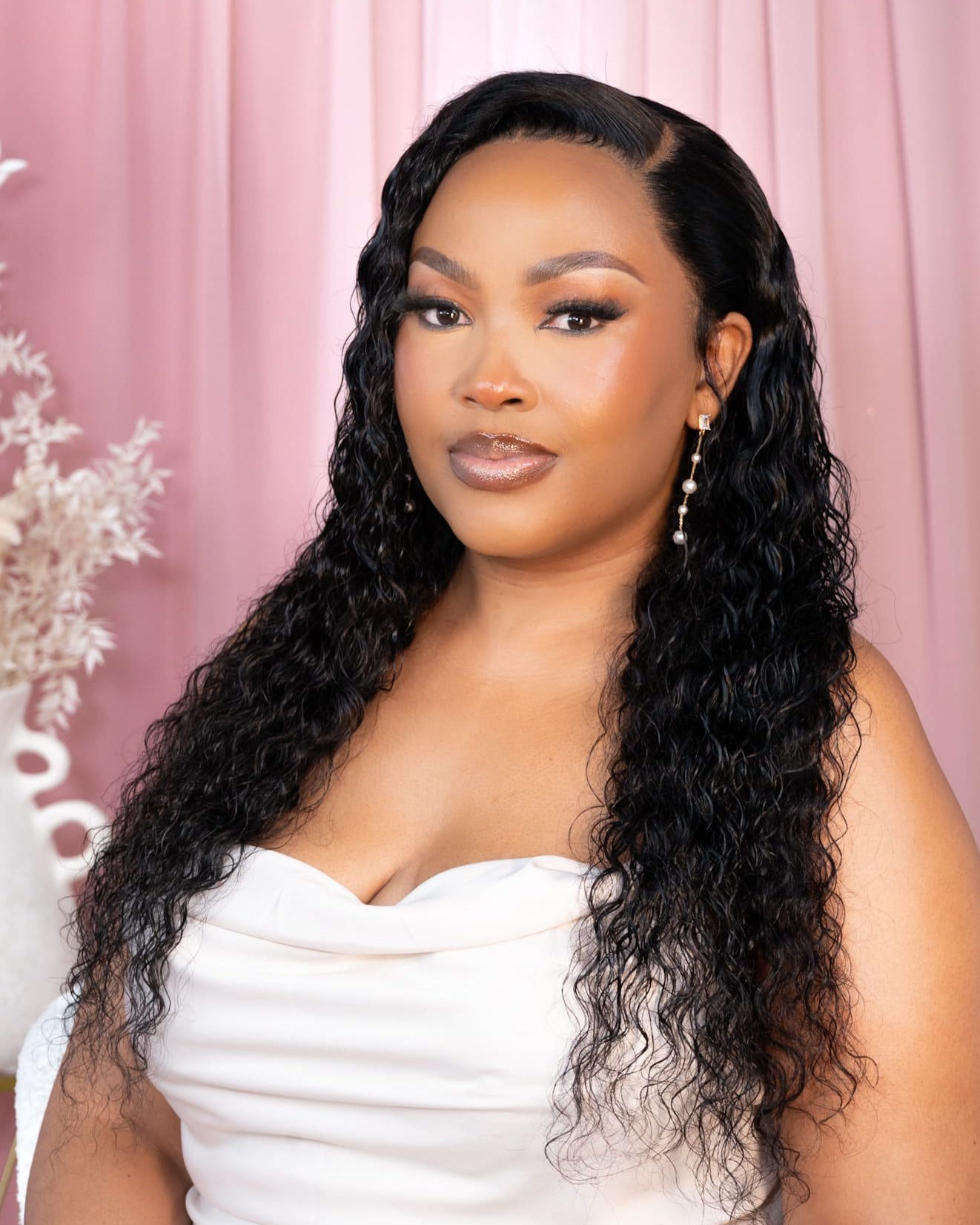 LUSANDA - Water Wave Brazilian 13x4 Lace Front Wig