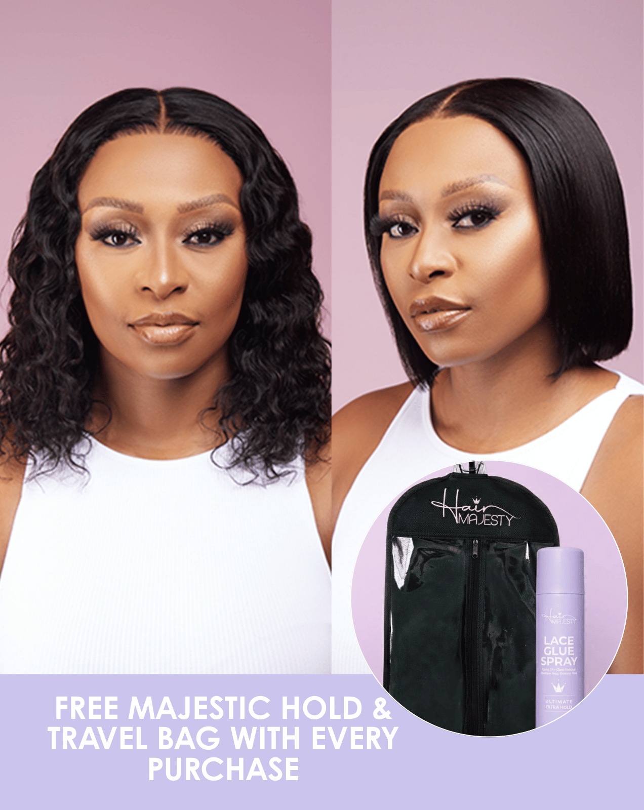 2 for 1 Wig Special - Gigi 12" & Olivia 8"
