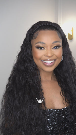 
                  
                    Load and play video in Gallery viewer, HD THEMBI - Peruvian 13x4 Lace Front Wig
                  
                