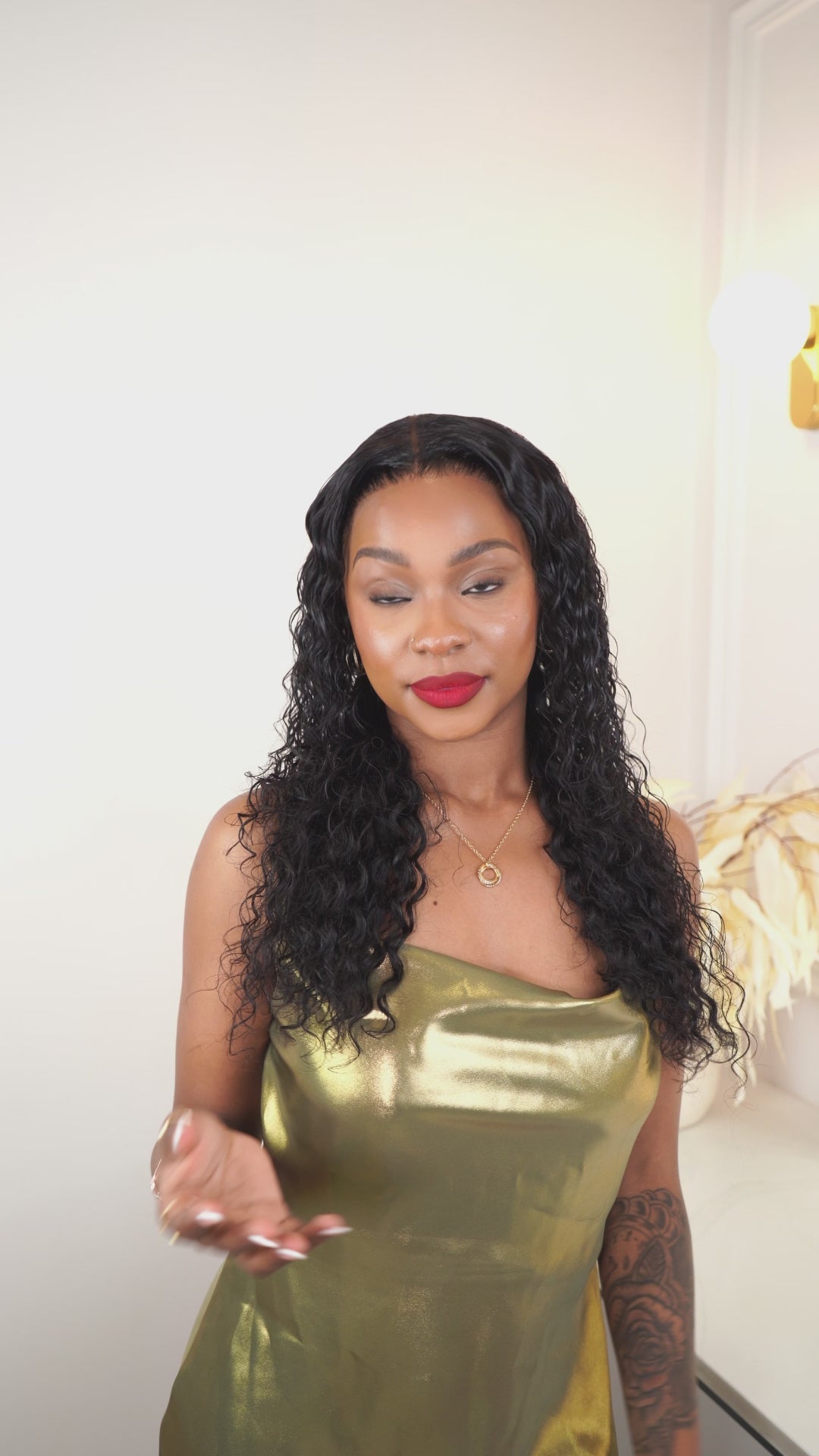 Cambodian 13x4 Water Wave Wig - Nat - 18"