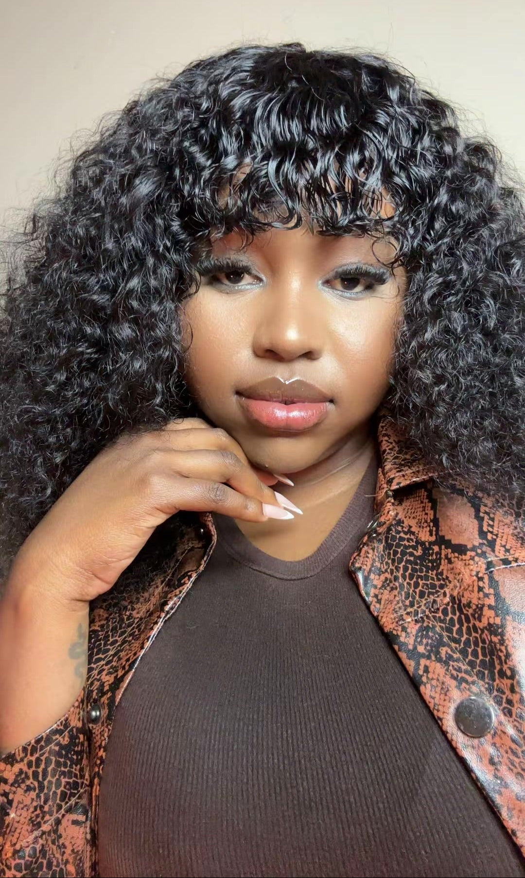 BRIDGET - Brazilian Water Wave Fringe 18"