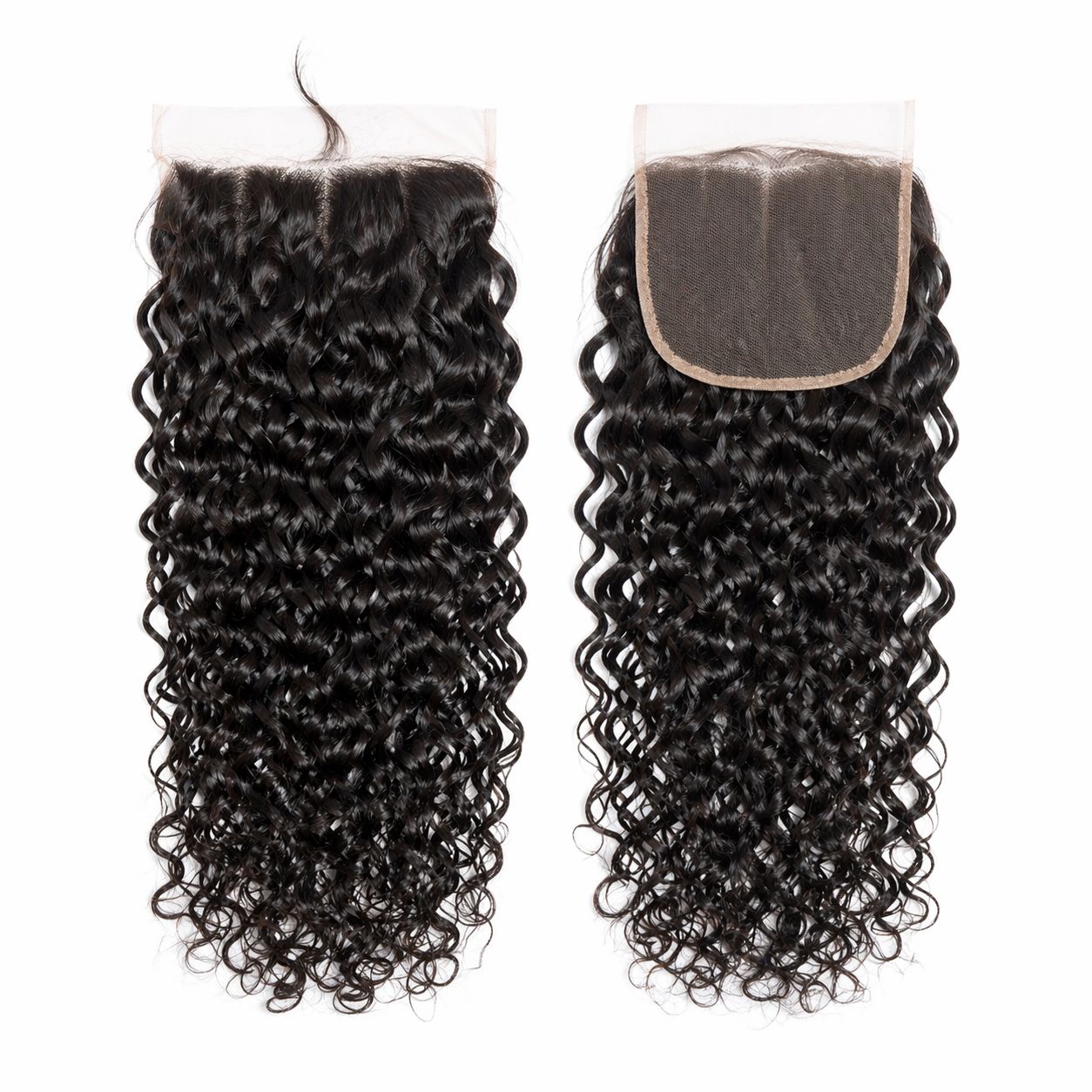 Peruvian Crown 4x4 Closure Water Wave