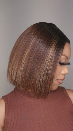 
                  
                    Load and play video in Gallery viewer, KUHLE - Peruvian 4x4 Lace Wig - Straight 8&amp;quot;
                  
                